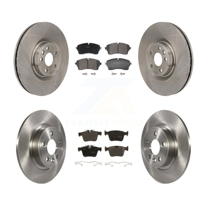 Disc Brake Rotors And Semi-Metallic Pads Front Rear Kit For Jaguar E-Pace