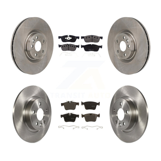 Disc Brake Rotor Semi-Metallic Pad Front Rear Kit For Land Rover Discovery Sport