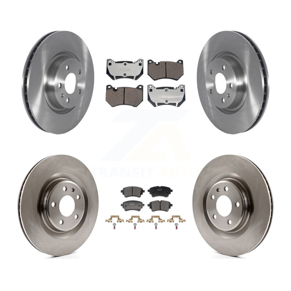 Disc Brake Rotors And Semi-Metallic Pads Front Rear Kit For Audi Q5 Sportback