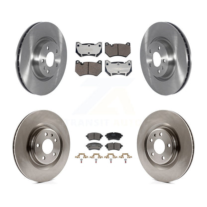 Disc Brake Rotors And Semi-Metallic Pads Front Rear Kit For Audi Q5 Sportback