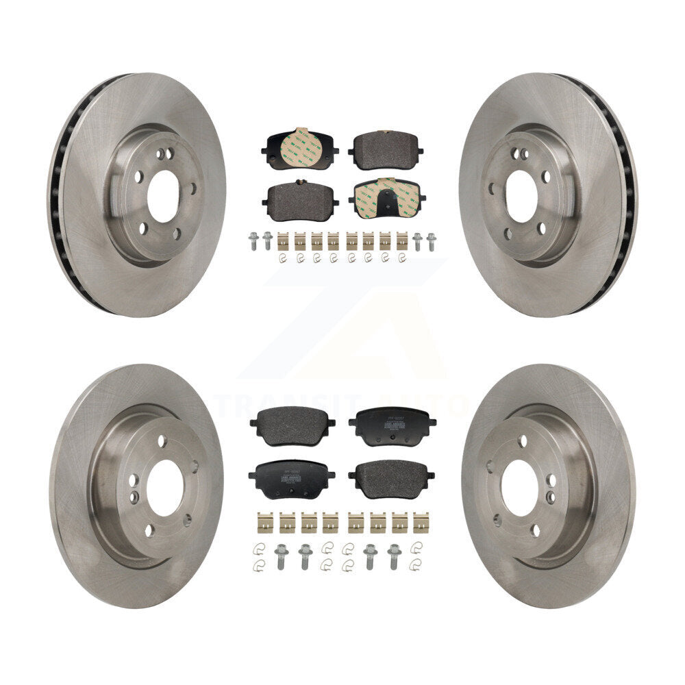 Disc Brake Rotors Semi-Metallic Pad Front Rear Kit For Mercedes-Benz A220 CLA250
