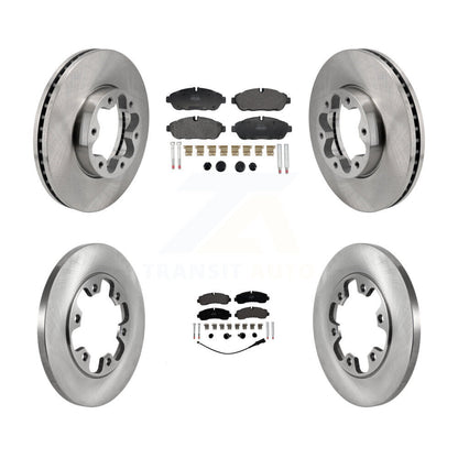 Brake Rotors Semi-Metallic Pad Front Rear Kit For 2020-2021 Ford Transit-350 AWD
