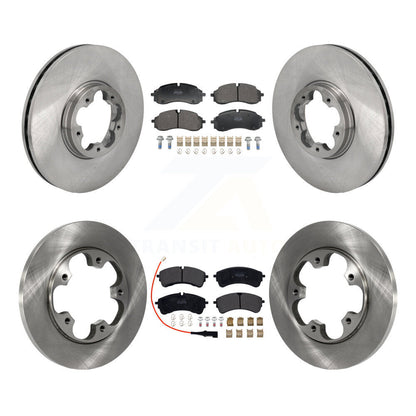 Brake Rotors & Semi-Metallic Pad Front Rear Kit For Ford Transit-250 Transit-350