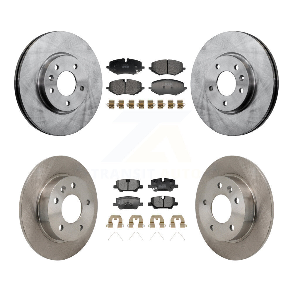 Brake Rotors Semi-Metallic Pad Front Rear Kit For Chevrolet Trailblazer Buick GX