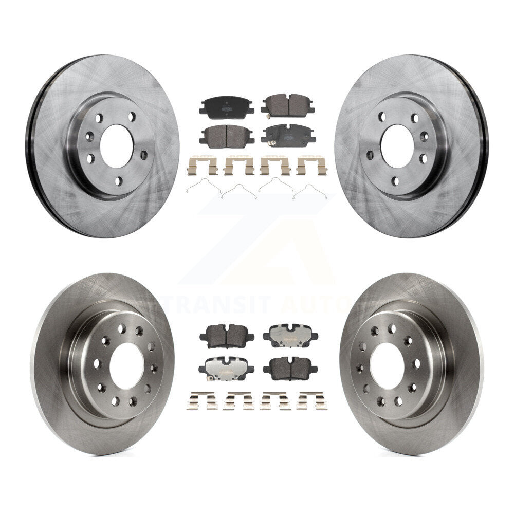 Brake Rotor & Semi-Metallic Pad Front Rear Kit For Chevrolet GMC Terrain Equinox