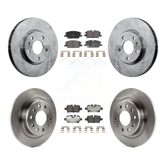 Brake Rotor & Semi-Metallic Pad Front Rear Kit For Chevrolet GMC Terrain Equinox