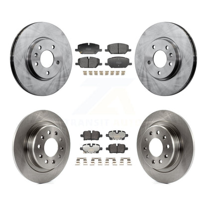Disc Brake Rotors And Semi-Metallic Pads Front Rear Kit For GMC Terrain