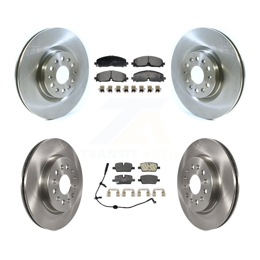 Brake Rotors Semi-Metallic Pad Front Rear Kit For Cadillac XT5 Buick Enclave XT6
