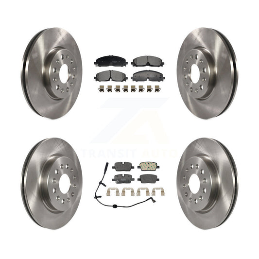 Brake Rotor & Semi-Metallic Pad Front Rear Kit For Chevrolet Traverse Blazer GMC