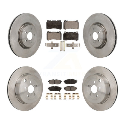 Brake Rotor & Semi-Metallic Pad Front Rear Kit For Subaru BRZ With Brembo Brakes