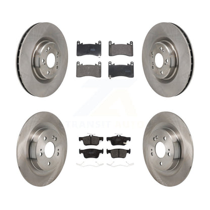 Disc Brake Rotor & Semi-Metallic Pad Front Rear Kit For 2021-2023 Acura TLX 3.0L