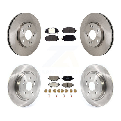 Disc Brake Rotors & Semi-Metallic Pad Front Rear Kit For 2017-2021 Honda Clarity