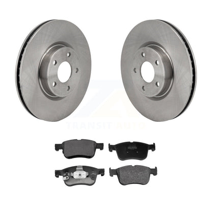 Brake Rotor And Semi-Metallic Pad Front Kit For Ford Escape Bronco Sport Lincoln