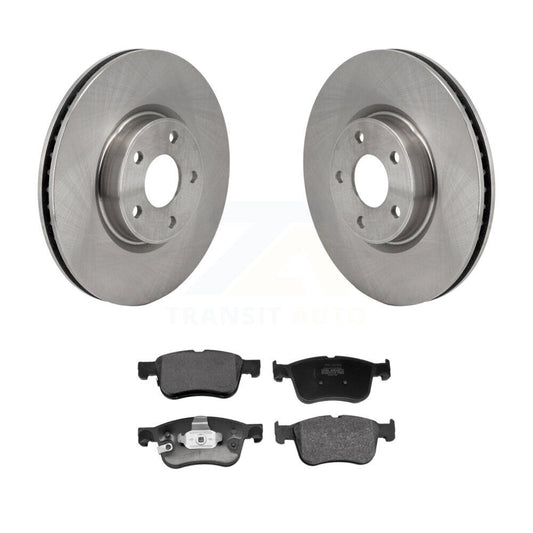 Brake Rotor And Semi-Metallic Pad Front Kit For Ford Escape Bronco Sport Lincoln