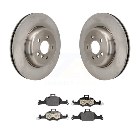 Brake Rotor & Semi-Metallic Pad Front Kit For BMW X5 X6 530i xDrive i4 540i 530e