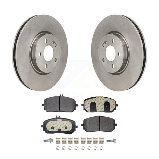 Brake Rotor Semi-Metallic Pad Front Kit For Mercedes-Benz GLB250 GLA250 A220 EQB