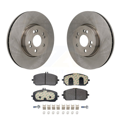 Disc Brake Rotors And Semi-Metallic Pads Front Kit For Mercedes-Benz GLE350