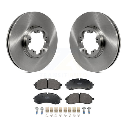 Disc Brake Rotors & Semi-Metallic Pad Front Kit For Ford Transit-250 Transit-350