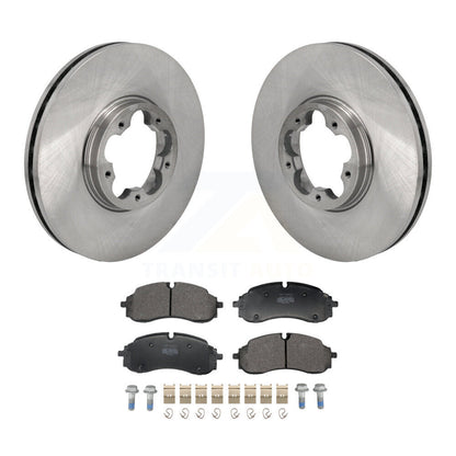 Disc Brake Rotors & Semi-Metallic Pad Front Kit For Ford Transit-250 Transit-350