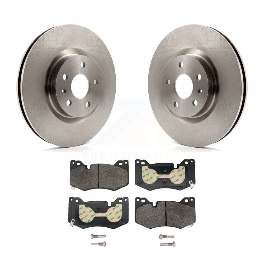 Disc Brake Rotors And Semi-Metallic Pads Front Kit For Chevrolet Corvette