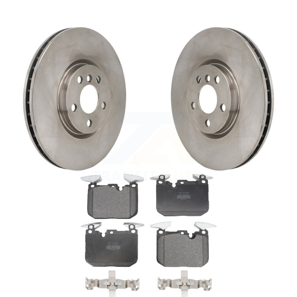 Brake Rotors Semi-Metallic Pad Front Kit For 20-22 Mini Cooper John Works