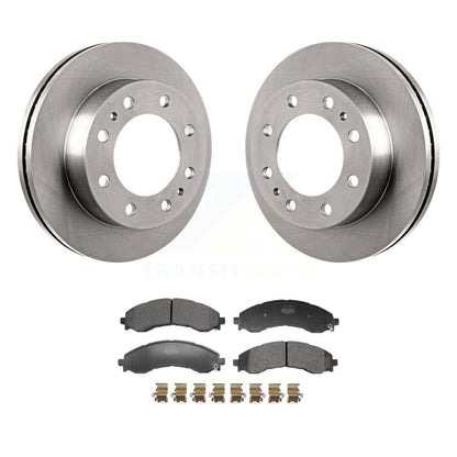 Brake Rotors & Semi-Metallic Pad Front Kit For GMC Savana 3500 Chevrolet Express