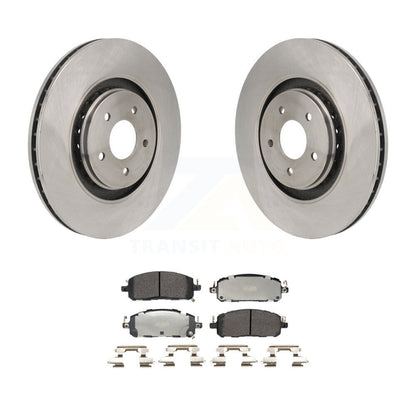 Brake Rotor Semi-Metallic Pad Front Kit For Mitsubishi Outlander Nissan INFINITI