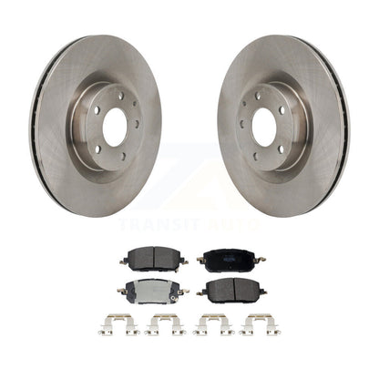 Disc Brake Rotors And Semi-Metallic Pads Front Kit For Mazda CX-50 MX-30 EV