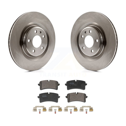Disc Brake Rotors And Semi-Metallic Pads Rear Kit For Audi A7 Quattro