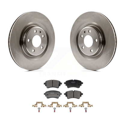Brake Rotor Semi-Metallic Pad Rear Kit For Audi Q5 Sportback A5 A4 Quattro S5 S4