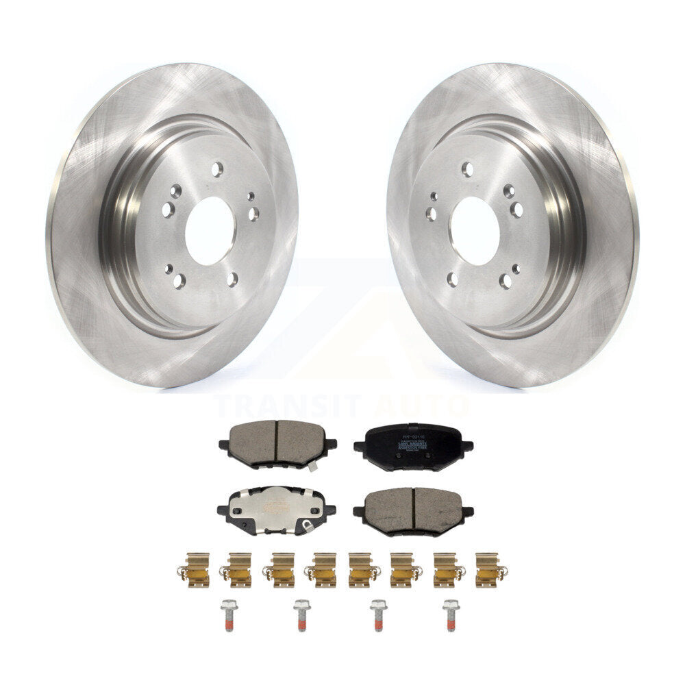 Disc Brake Rotors And Semi-Metallic Pads Rear Kit For Honda HR-V Clarity
