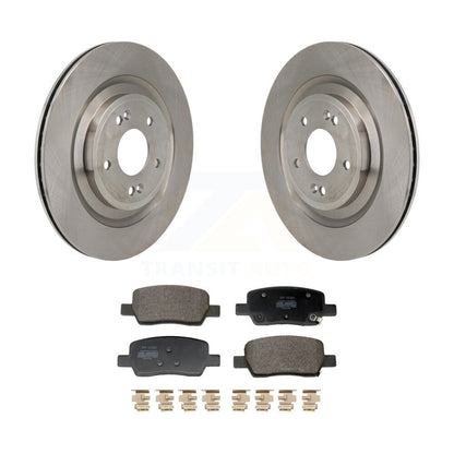 Disc Brake Rotor And Semi-Metallic Pad Rear Kit For Hyundai Santa Fe Kia Sorento