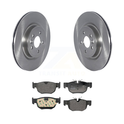 Disc Brake Rotors And Semi-Metallic Pads Rear Kit For Jaguar F-Pace