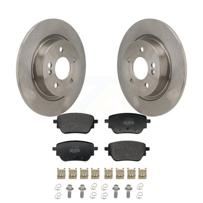 Disc Brake Rotors And Semi-Metallic Pads Rear Kit For Mercedes-Benz A220 CLA250