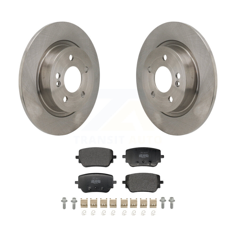 Brake Rotors Semi-Metallic Pad Rear Kit For Mercedes-Benz A220 With Sport Brakes