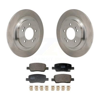 Disc Brake Rotors Semi-Metallic Pad Rear Kit For Kia Carnival Hyundai Santa Cruz