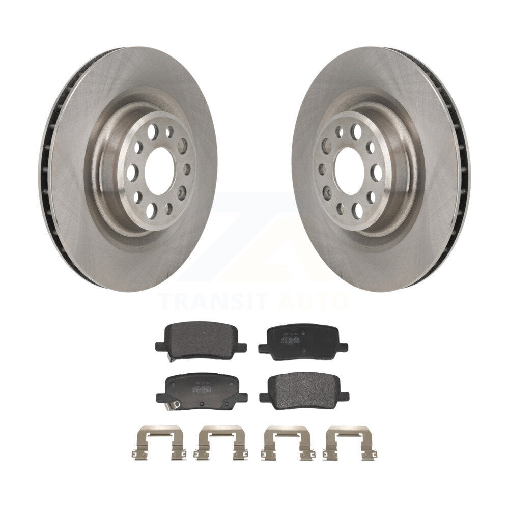 Disc Brake Rotors And Semi-Metallic Pads Rear Kit For Tesla X S