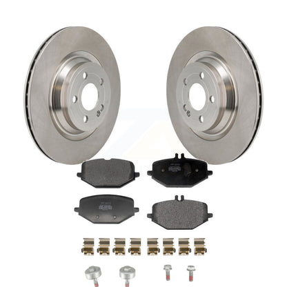Brake Rotors & Semi-Metallic Pad Rear Kit For Mercedes-Benz GLE450 GLE350 GLS450