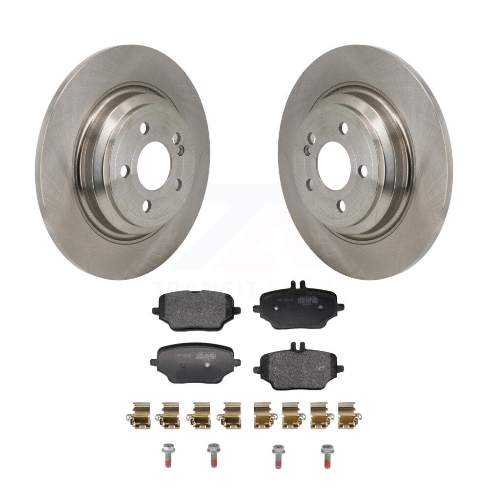 Disc Brake Rotors And Semi-Metallic Pads Rear Kit For Mercedes-Benz GLE350