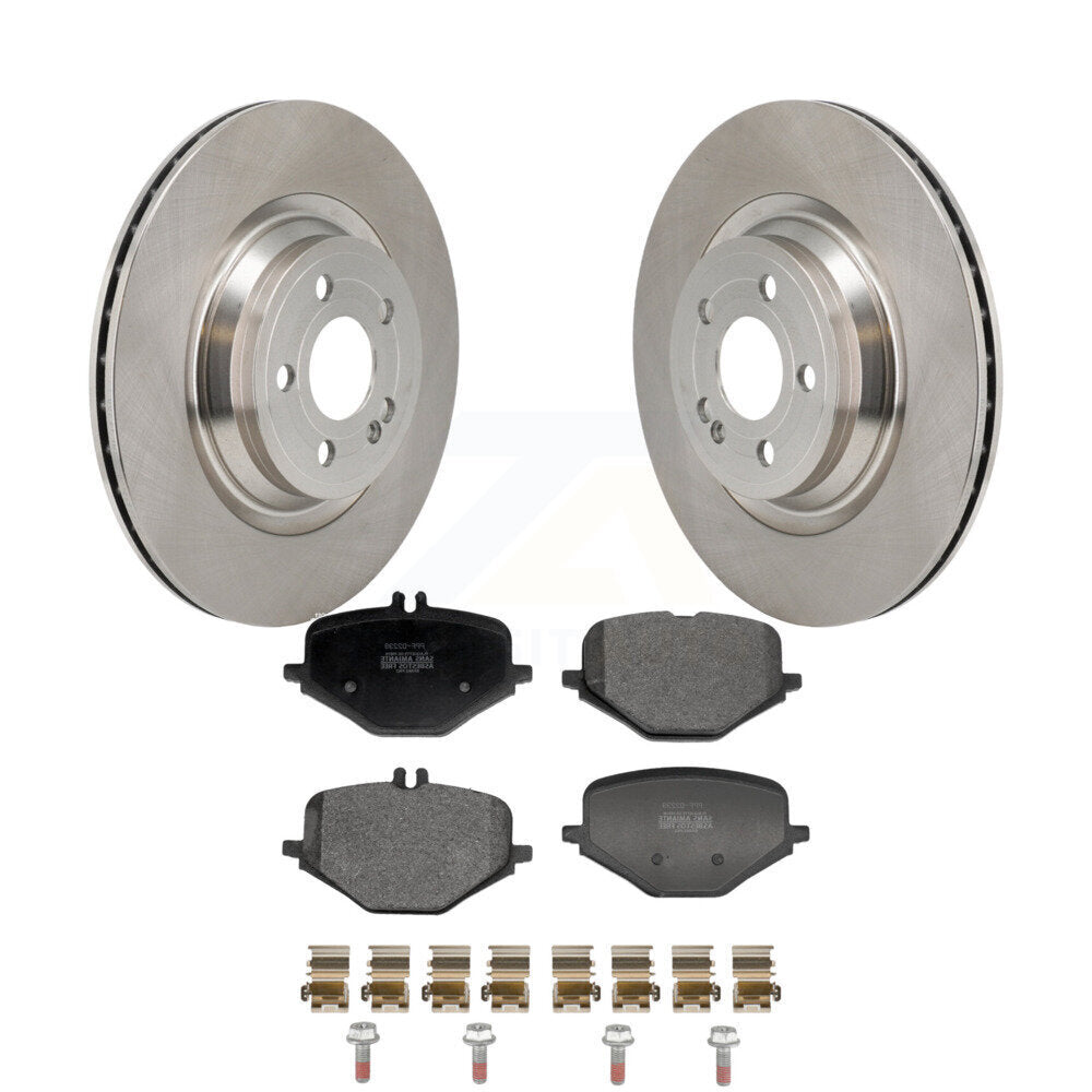 Disc Brake Rotors And Semi-Metallic Pads Rear Kit For Mercedes-Benz GLE63 AMG S