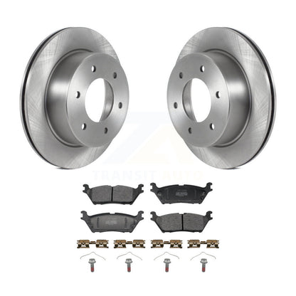 Disc Brake Rotors And Semi-Metallic Pads Rear Kit For 2022-2023 Ford Bronco 3.0L