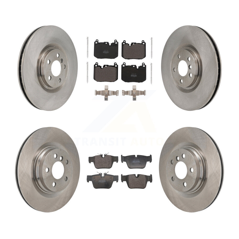 Disc Brake Rotor & Semi-Metallic Pad Front Rear Kit (6Pc) For BMW X2 Mini Cooper