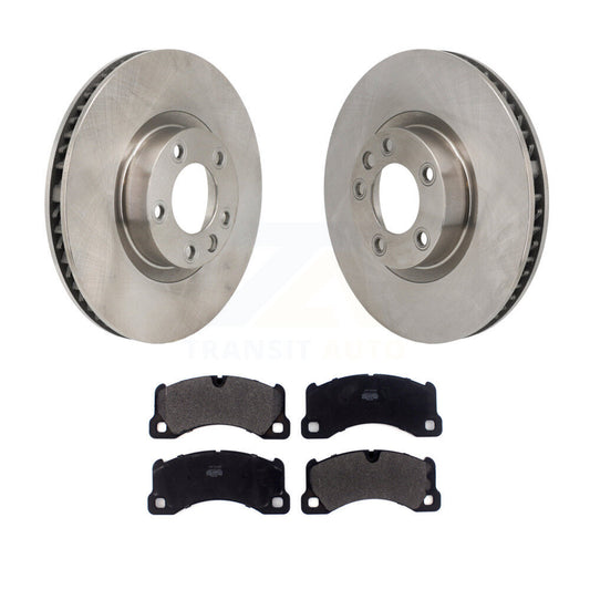 Brake Rotor & Semi-Metallic Pad Front Kit For Volkswagen Touareg Porsche Cayenne