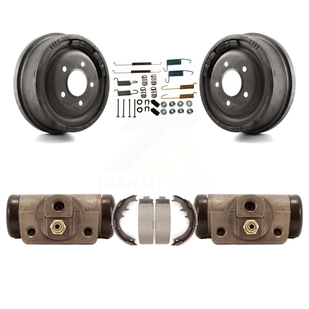Brake Drum Shoe Spring Cylinder Rear Kit For Ford Ranger Mazda B4000 B3000 B2300