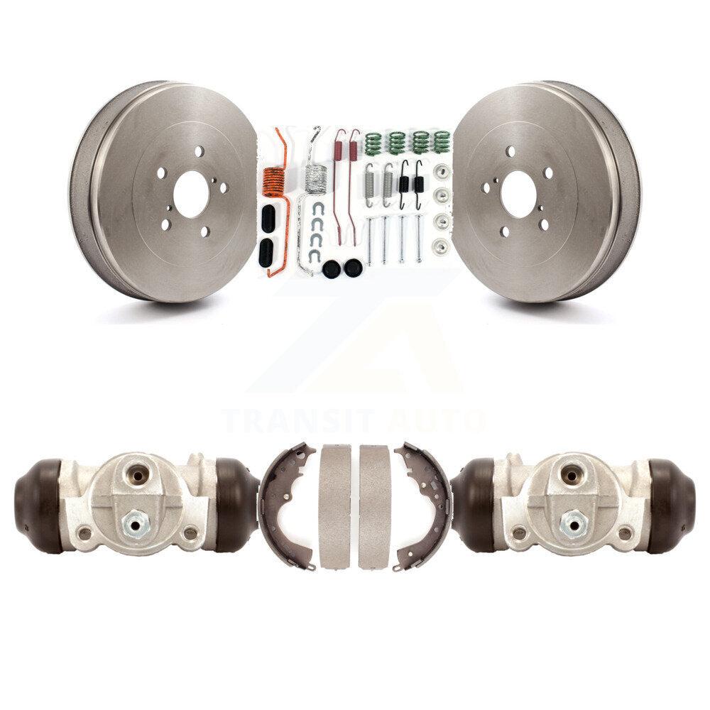 Brake Drum Shoes Spring And Cylinders Rear Kit For 2004-2010 Toyota Sienna