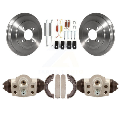 Brake Drum Shoes Spring And Cylinders Rear Kit For 2015-2019 Honda Fit