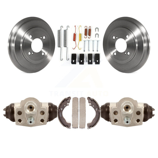 Brake Drum Shoes Spring And Cylinders Rear Kit For 2015-2019 Honda Fit