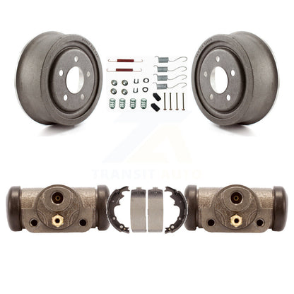 Brake Drum Shoes Spring Cylinder Rear Kit For Jeep Wrangler Cherokee 4-Wheel ABS