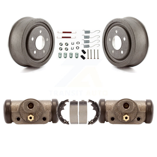 Brake Drum Shoes Spring Cylinder Rear Kit For Jeep Wrangler Cherokee 4-Wheel ABS