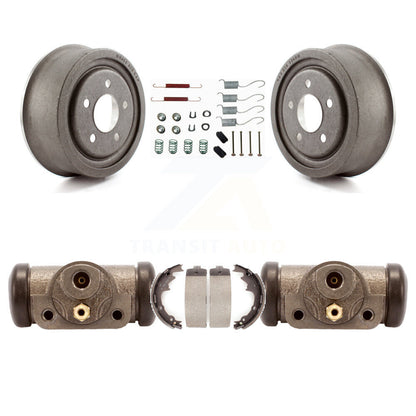 Brake Drum Shoes Spring And Cylinders Rear Kit For Jeep Wrangler TJ